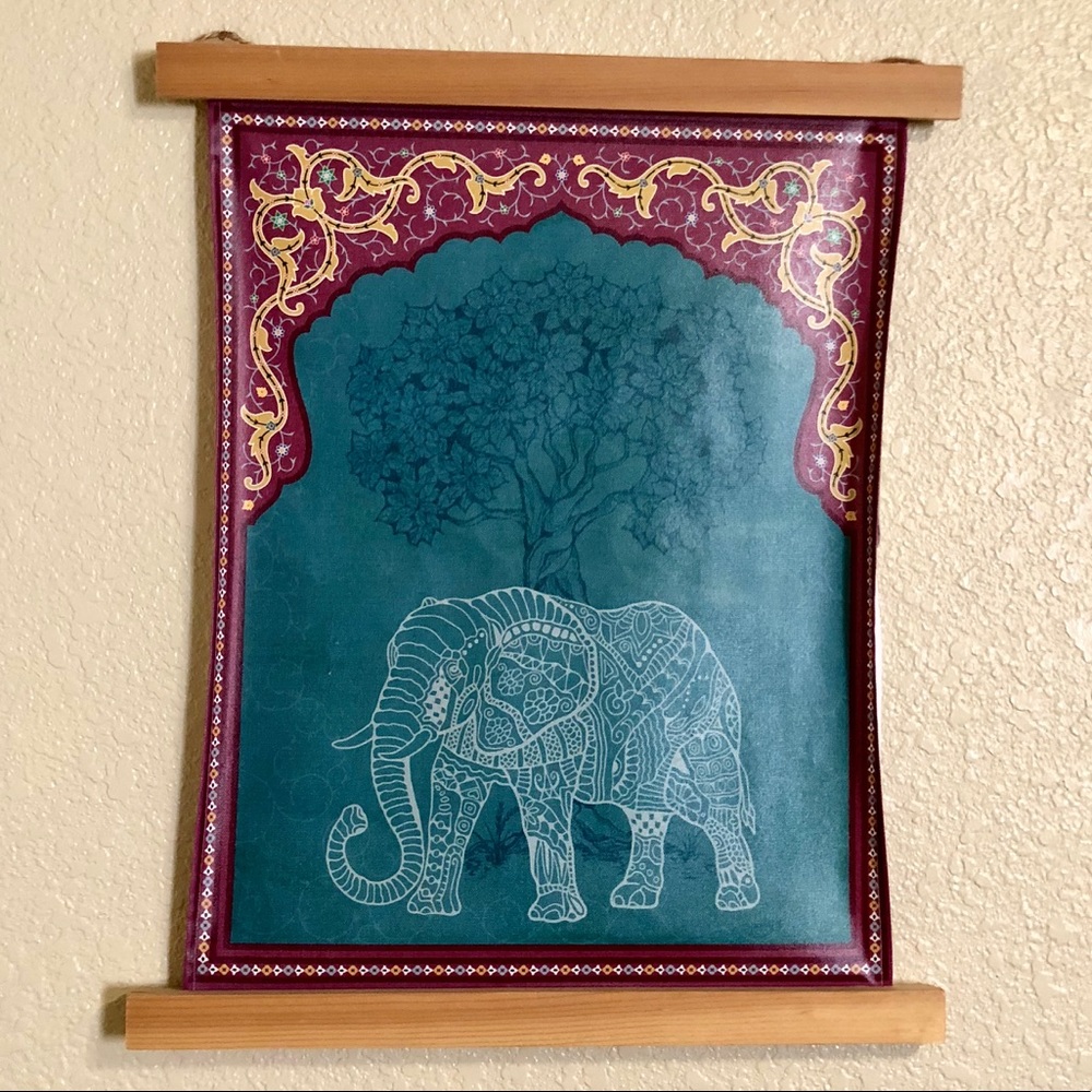 Elephant Bohemian Canvas Wall Art